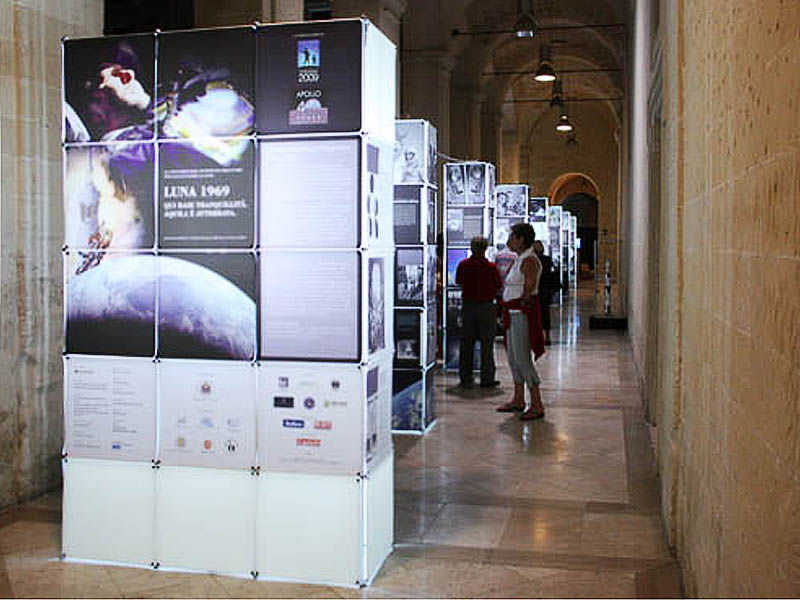 Foto modulare struktur Quadra Kube 21 Fastand accessori stand fiera