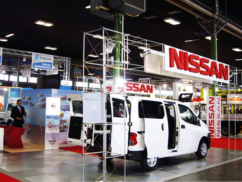Foto modulare struktur Quadra Kube 8 Fastand accessori stand fiera