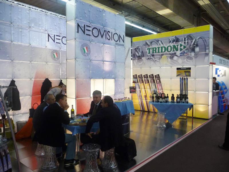 Foto modulare struktur Quadra Kube 10 Fastand accessori stand fiera