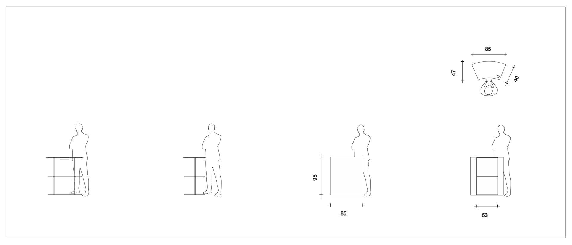  Zeichnung modulare rundtheke
