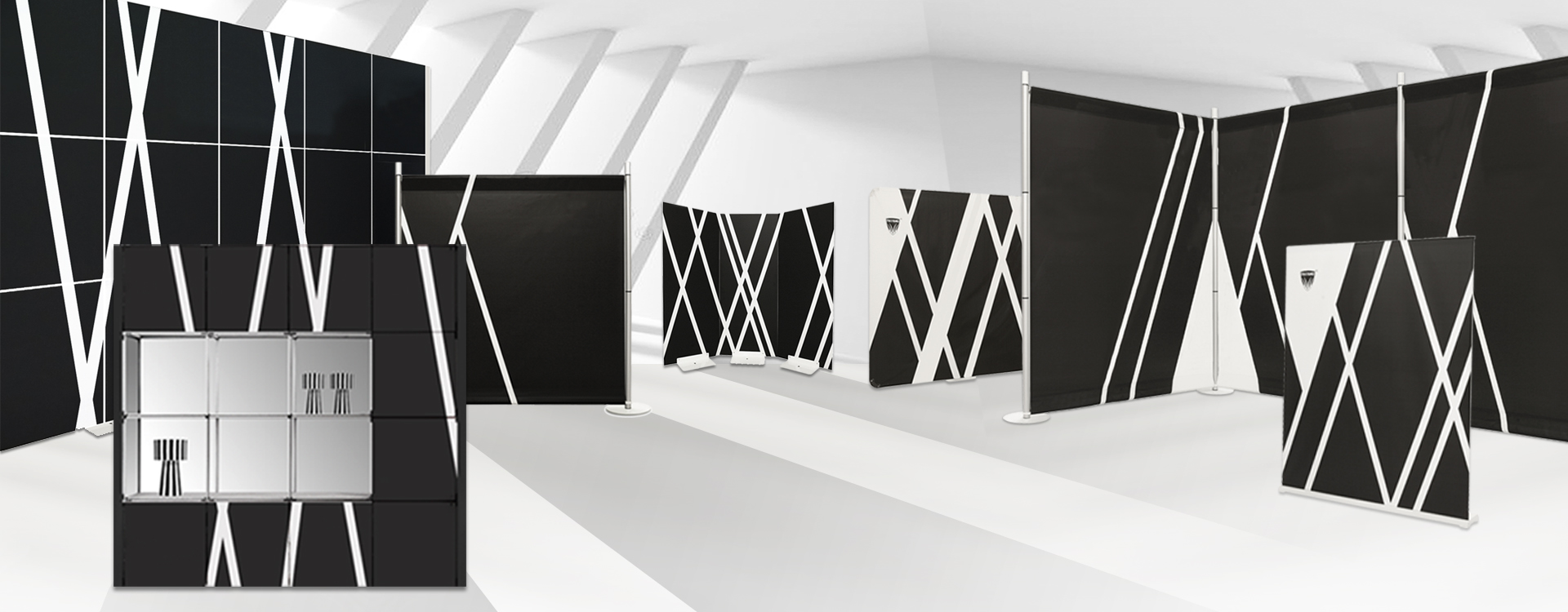 tragbare mobile Wände Messe Veranstaltung