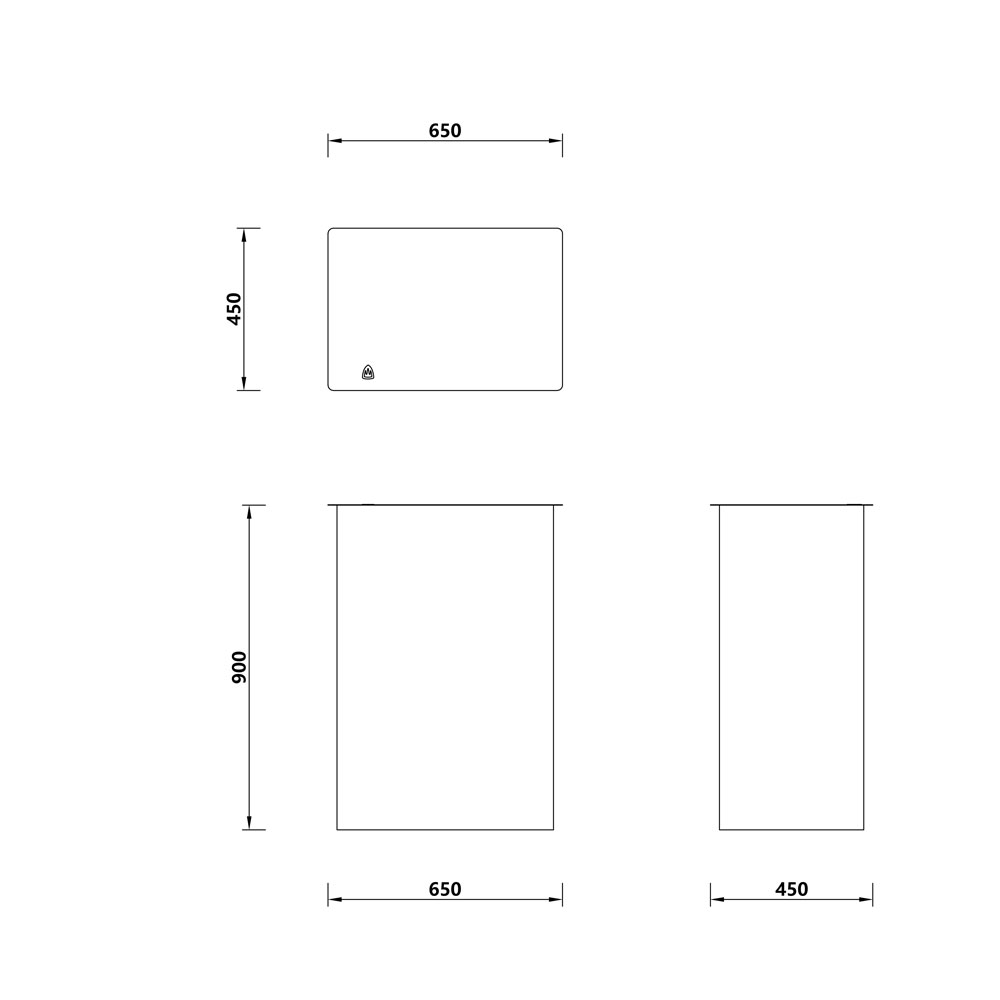 SCRIGNO Maße Schnell öffnender Schreibtisch