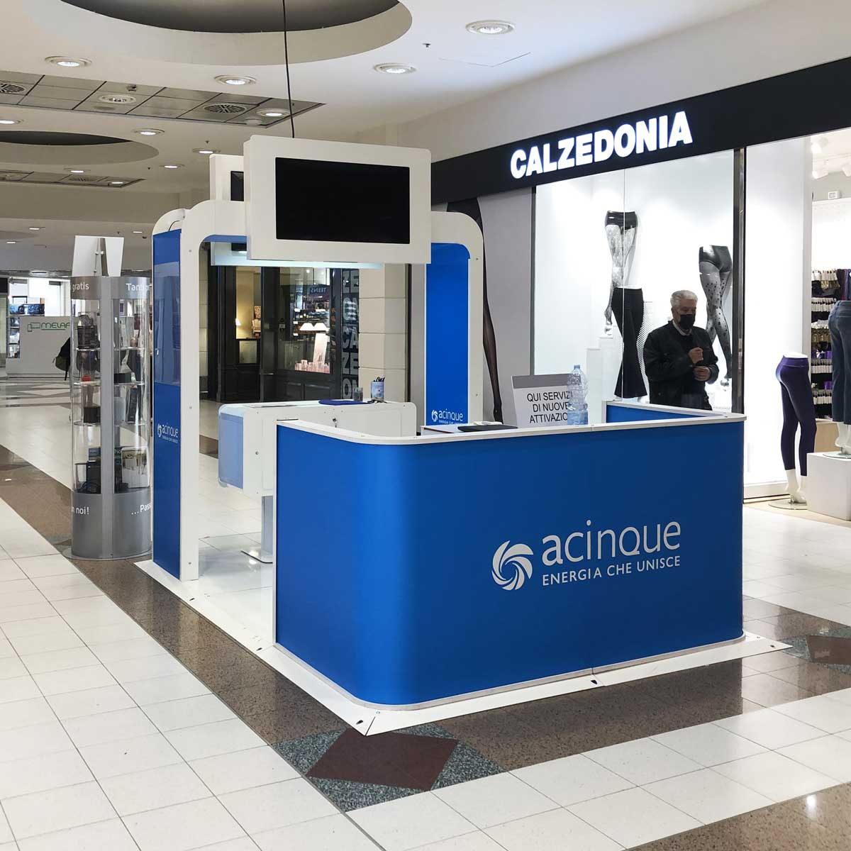 Messestand für Einkaufszentren