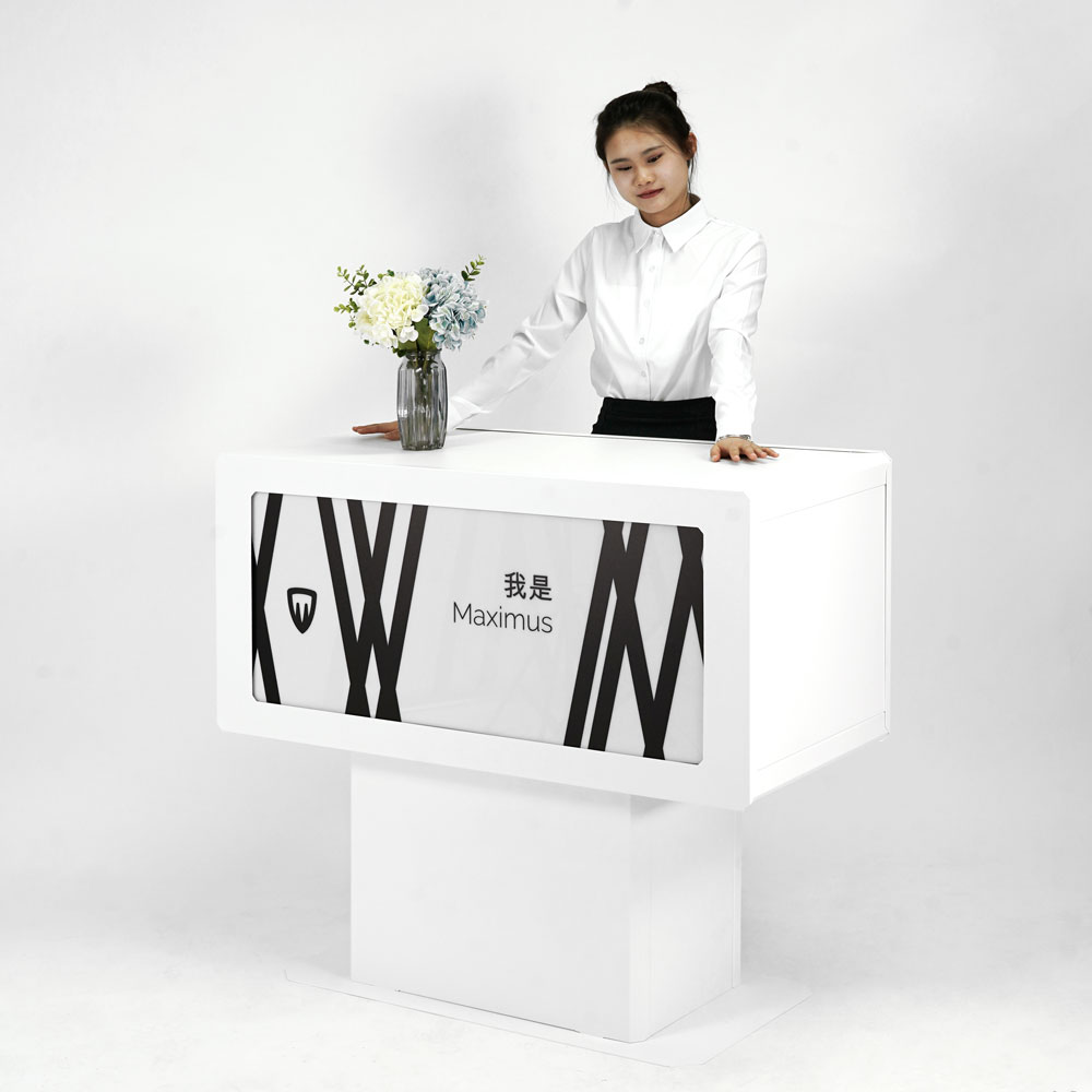 fronte-ok-maximus LED-beleuchtete Messetheke