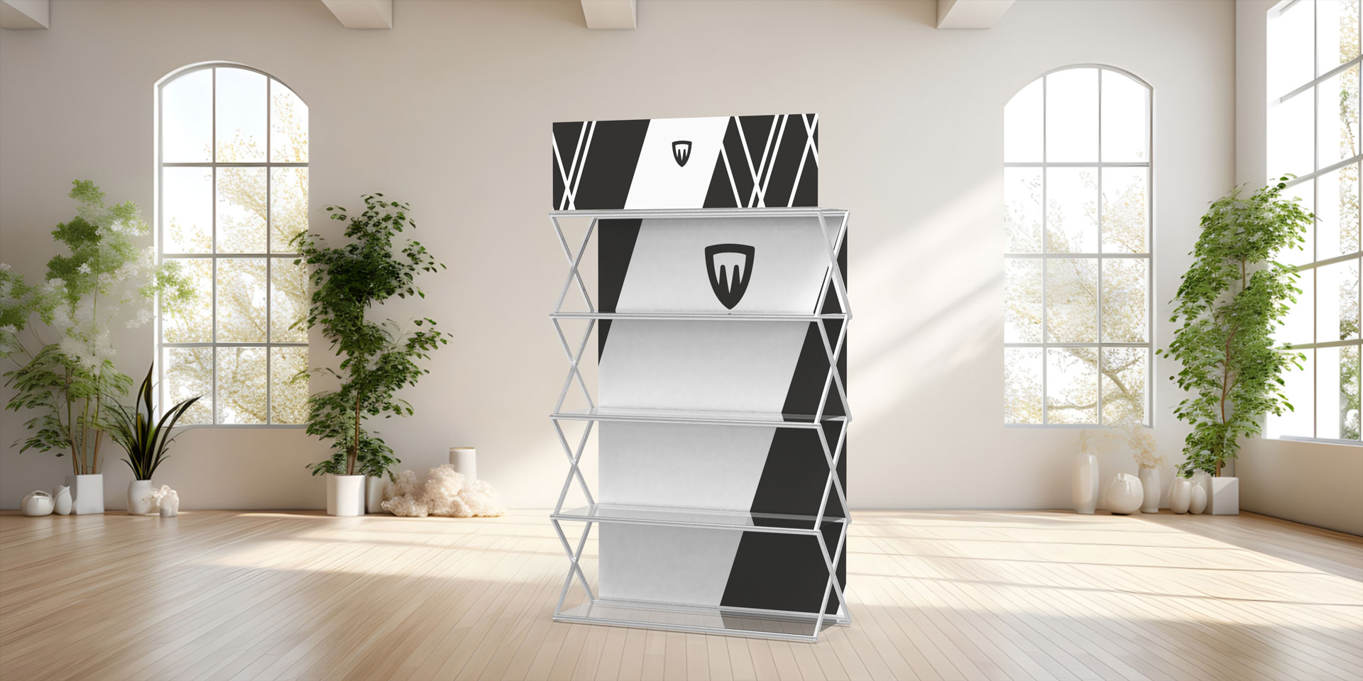 tragbarer Regalstände