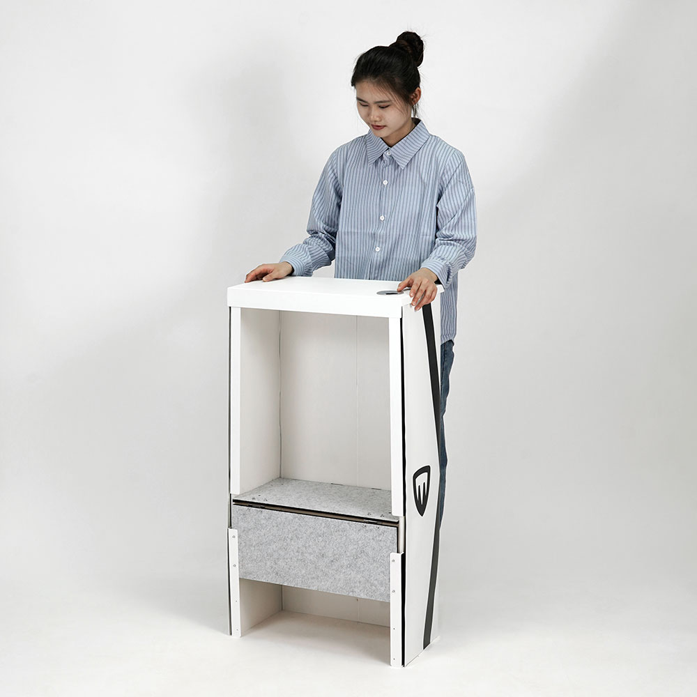 retro Schnellaufbau-Hostess-Counter