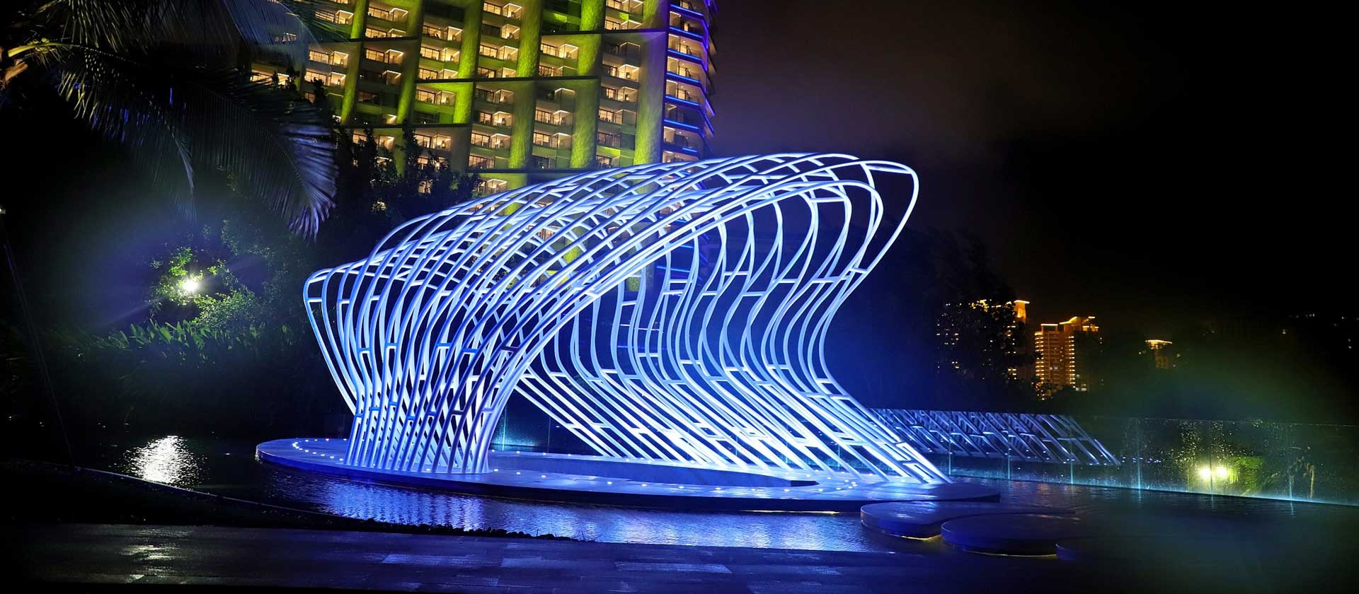 Bewegung von farbigen LEDs