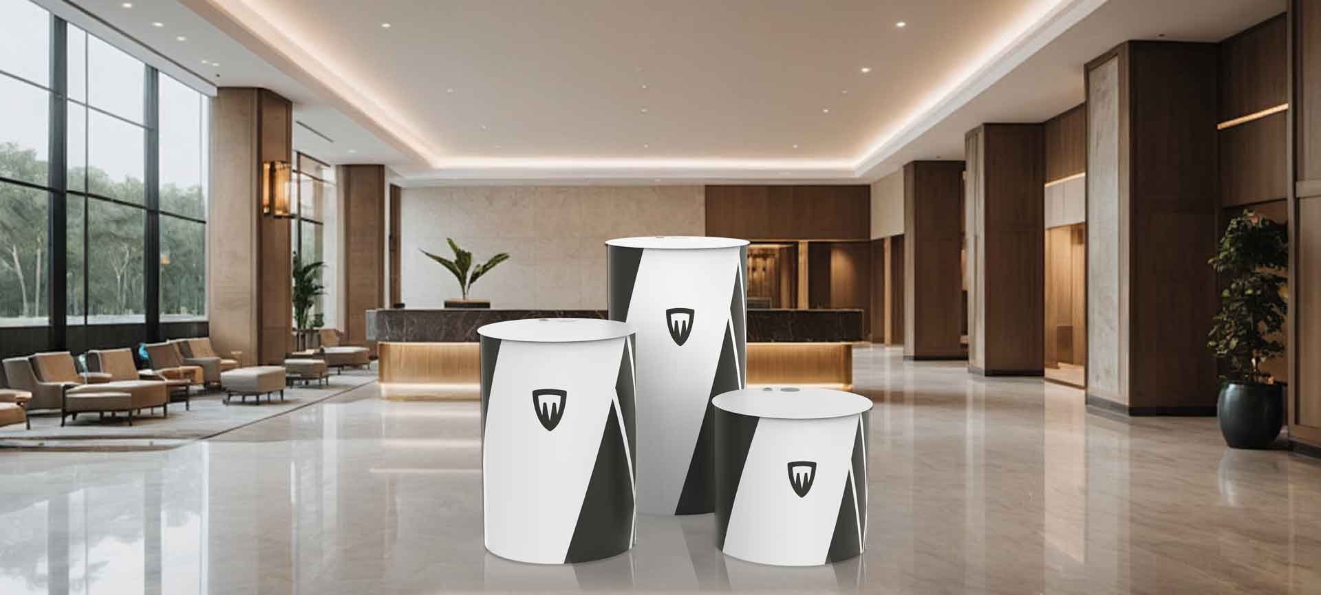 zylindrischer Displayständer