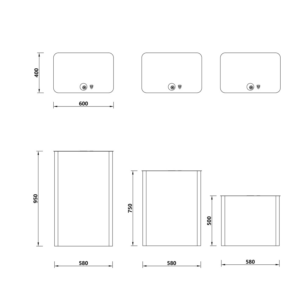 rechteckiger Ausstellungsständer
