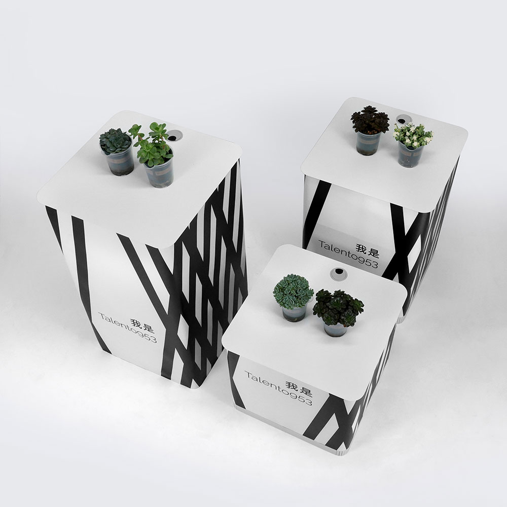 Tragbares quadratisches Display 