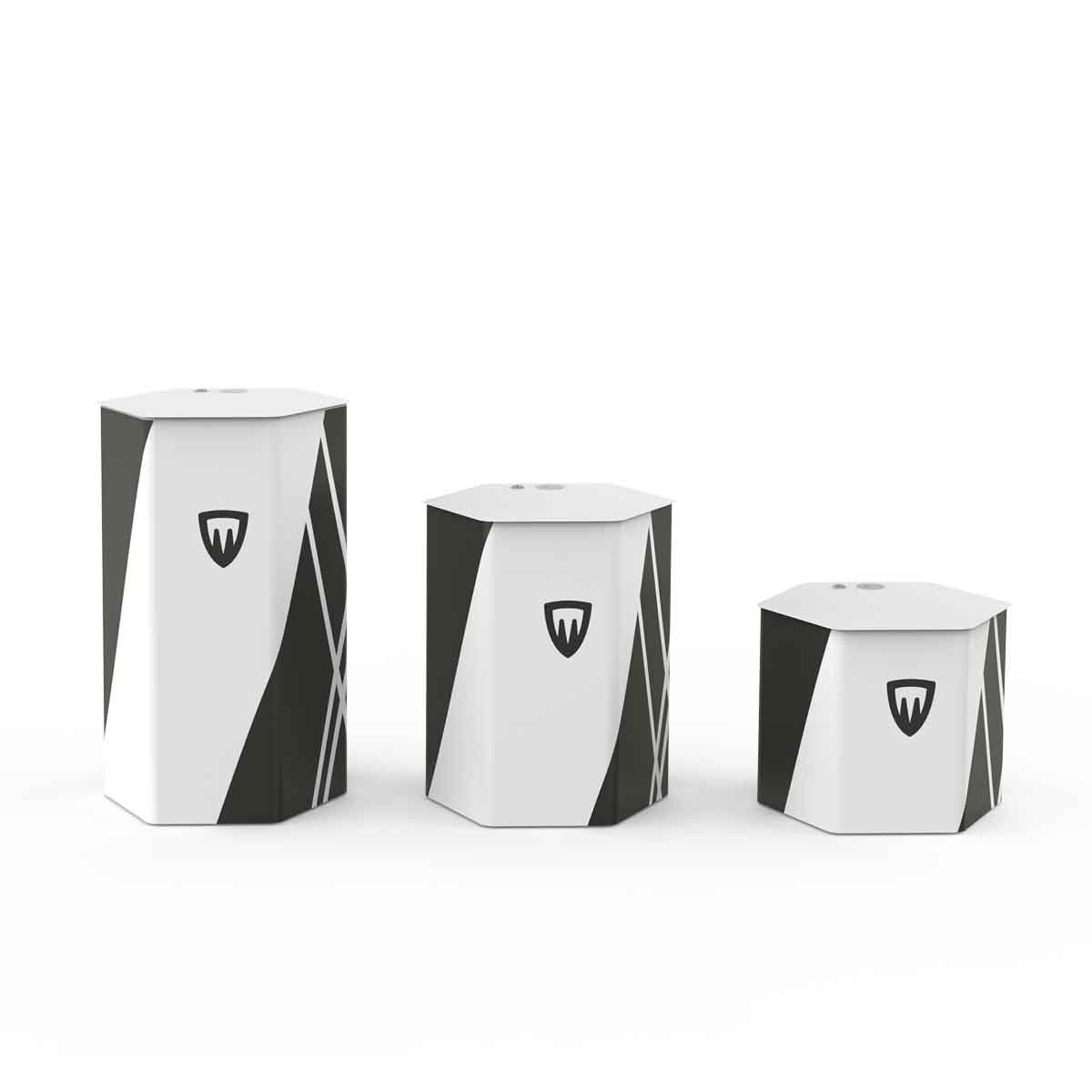 Sechseckiges Display