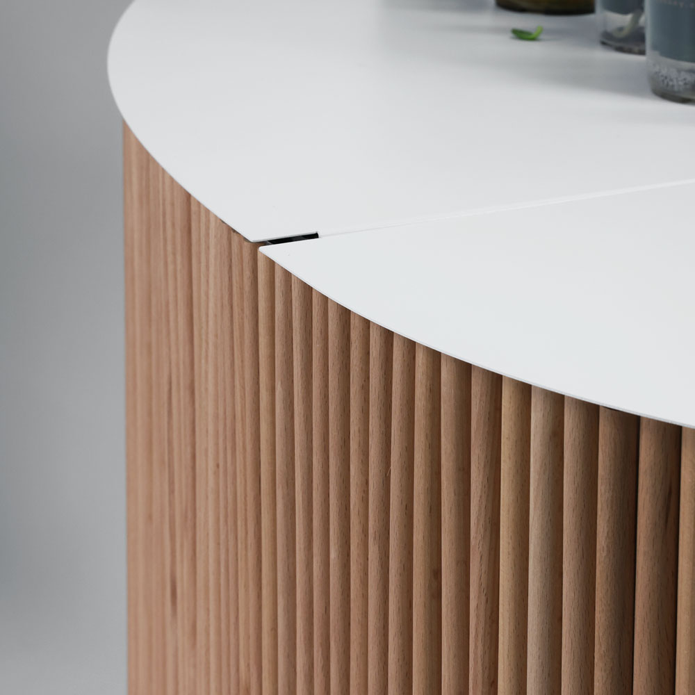 Art der Montage der modulare rundtheke