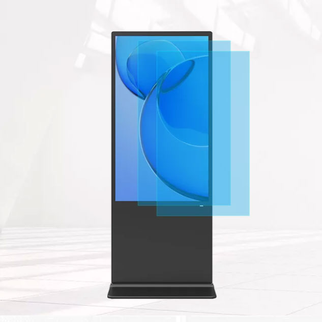 Ausstellungsstand mit Regalen und Ausstellungsnischen