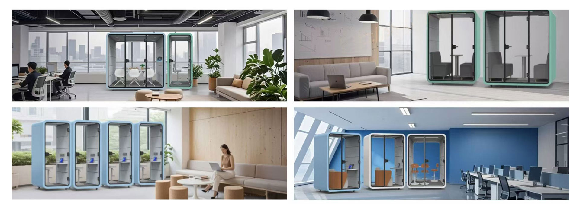 AMBIENT Uffici mobili insonorizzati