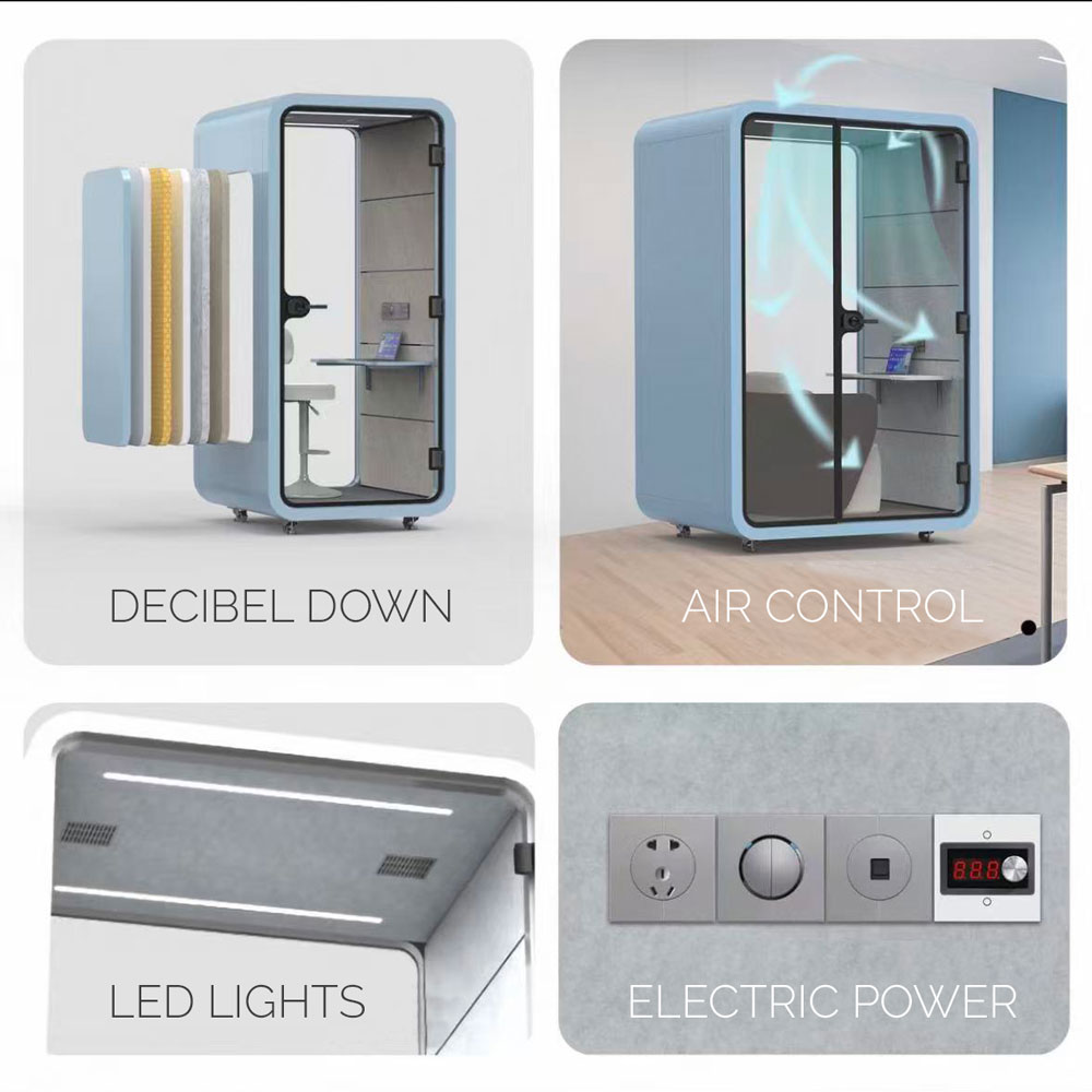 DD Uffici mobili insonorizzati