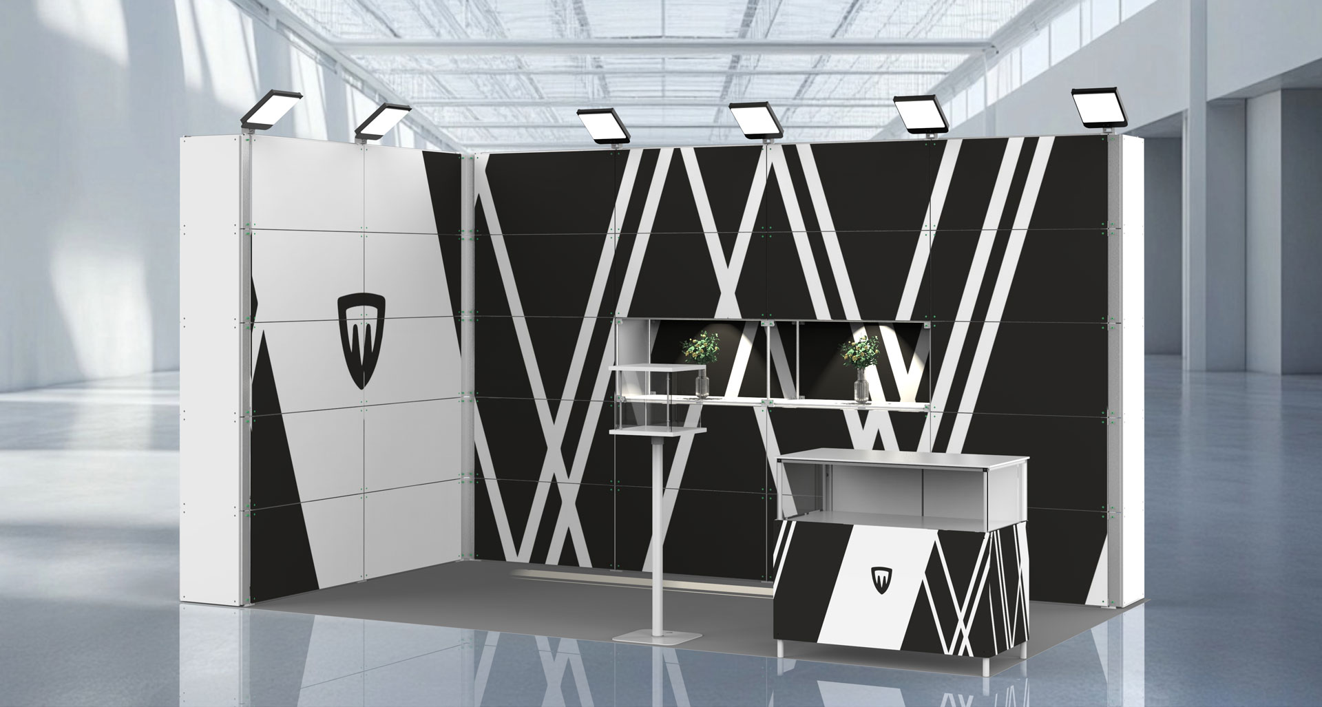 kube1 Tragbare Stände