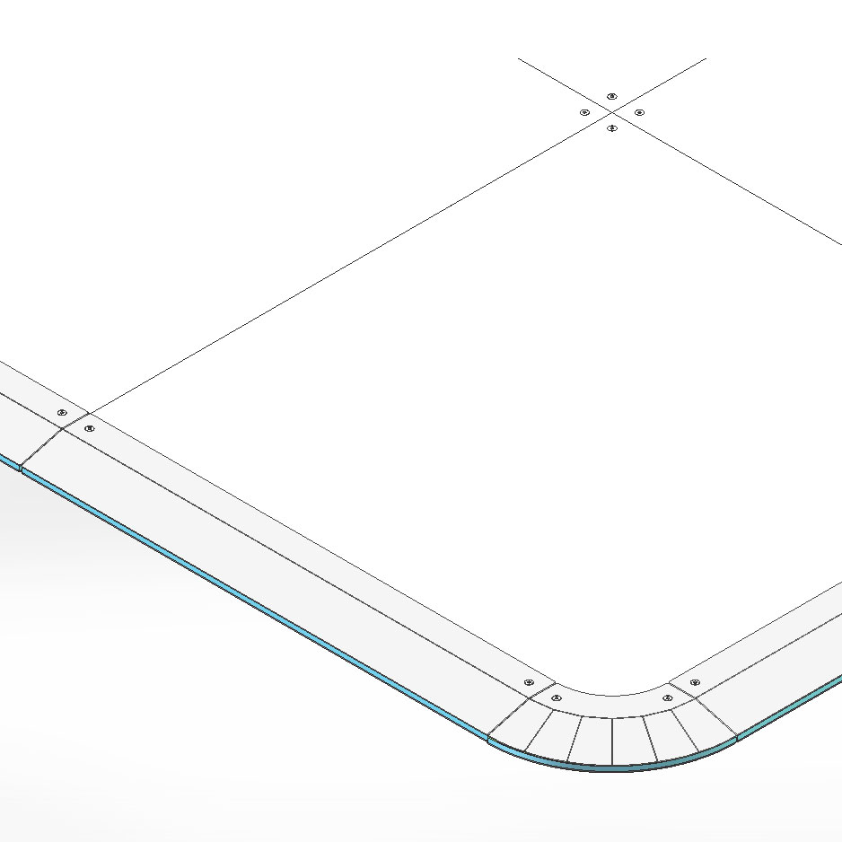 SPAZIO3LED modularer messeboden