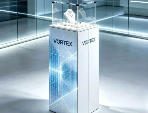 Tragbare Vitrine