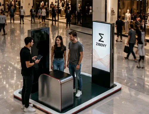 Einkaufszentrum Verkaufs Stand