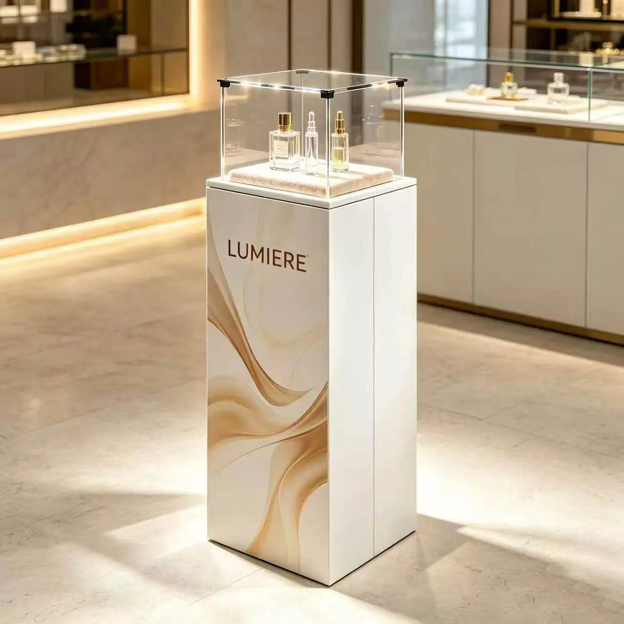 Tragbare Vitrine