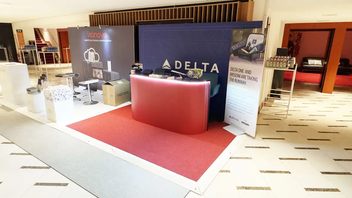 Messestand für Veranstaltungen