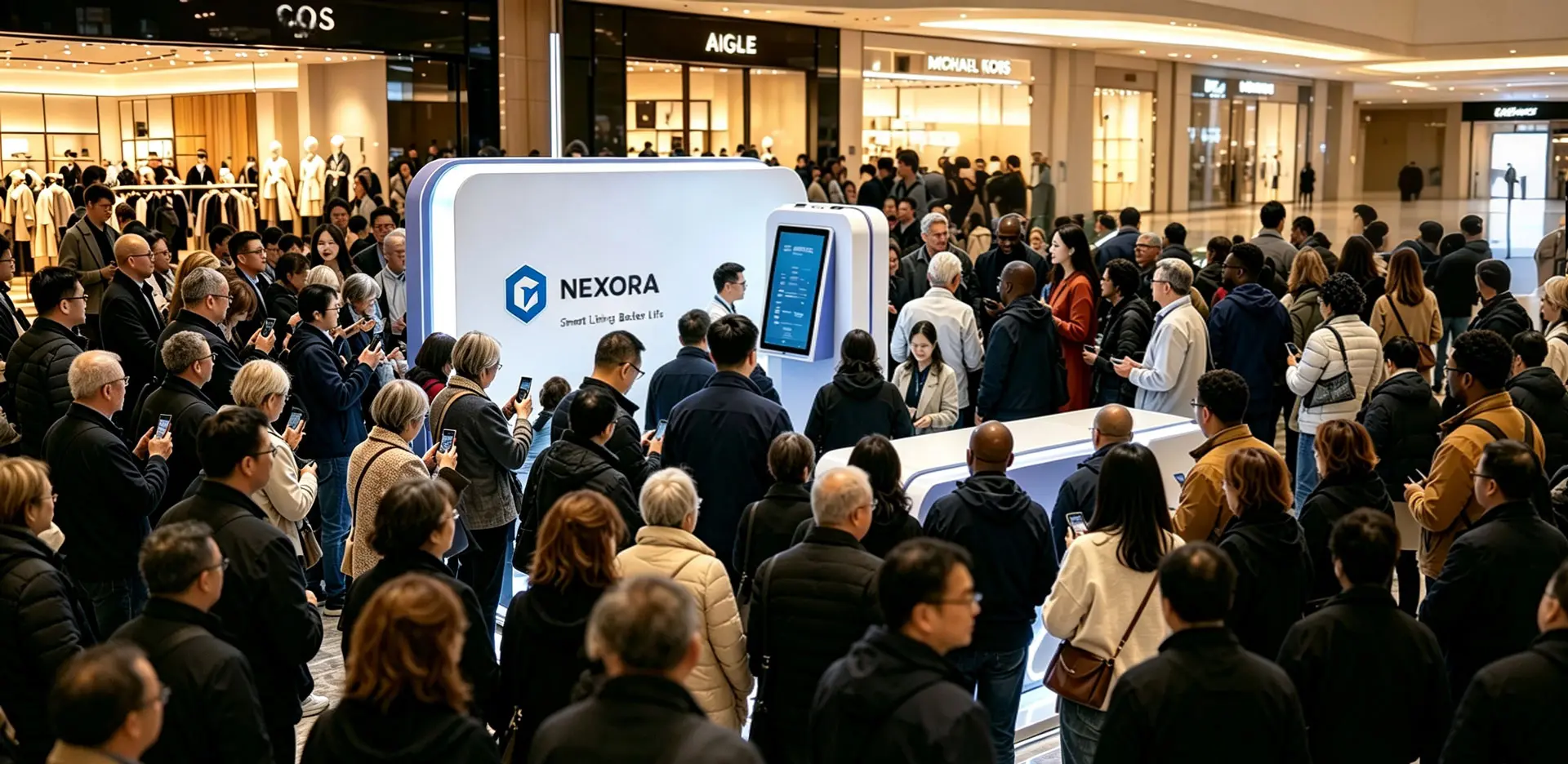 mallkiosk mobile Empfangstheke Nuvola